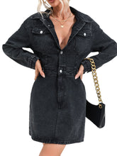 Hose mit weitem Bein und hoher Taille